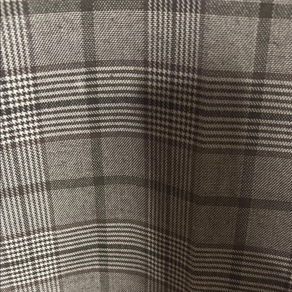 Michael Kors Women's Brown Plaid Pants - Picture 8 of 8